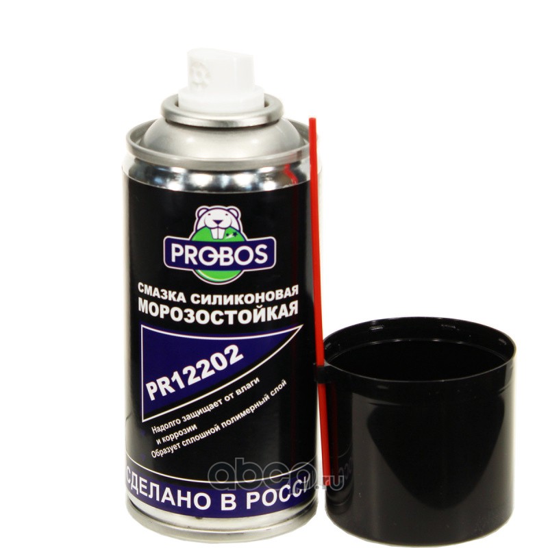 pr12202 Смазка силиконовая морозостойкая PROBOS 210 мл, аэрозоль (ID WS02/53) — фото 255x150