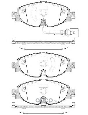 2151501 Колодки торм.дисковые Audi A3  Golf VII — фото 255x150