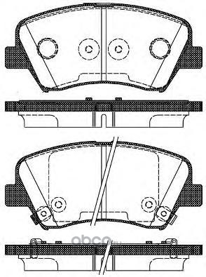 2141232 Колодки торм.диск. Hyundai Veloster 1 6 GDI/T-GDI — фото 255x150