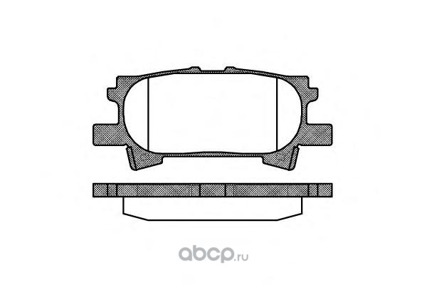 2104000 Колодки торм. диск. задн. RX300 — фото 255x150