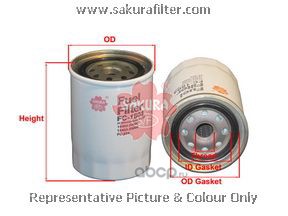 fc1804 Фильтр топливный SAKURA FC-1804 116 мм — фото 255x150