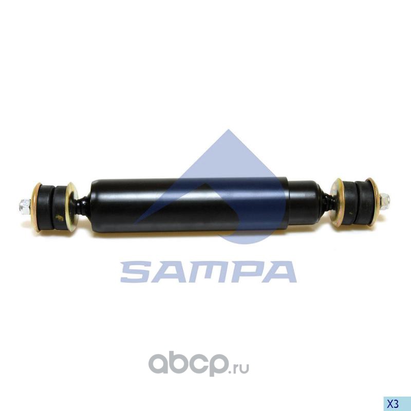 02028901 Амортизатор MAN L2000 передний (357/617 12x71 12x69 I/I) SAMPA — фото 255x150
