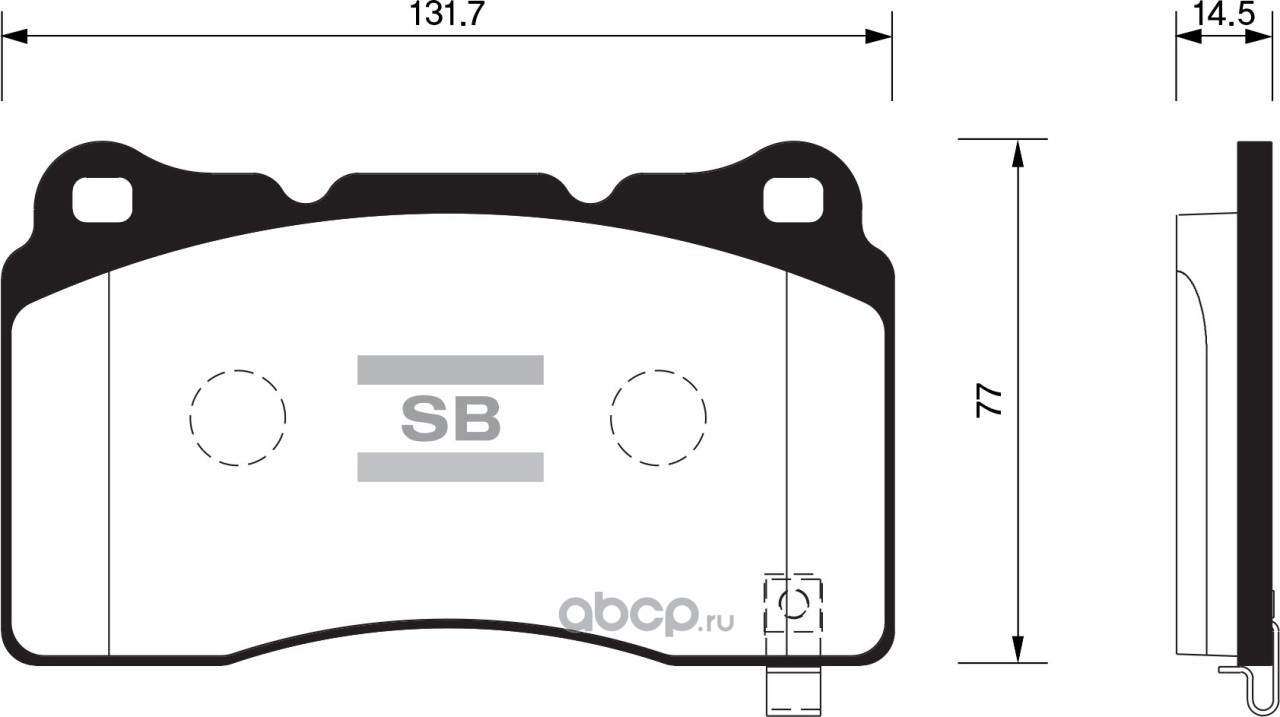 sp2119 SP2119 колодки дисковые п.! Mitsubishi Lancer 2.016V <03 — фото 255x150