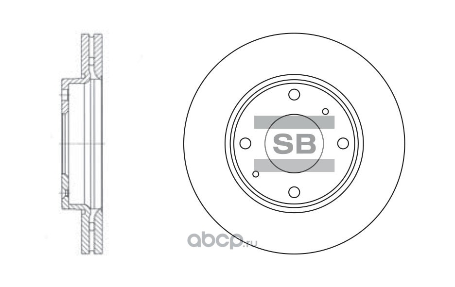 sd1016 диск тормозной передний! Hyunday Elantra/Matrix 1.6/1.8/2.0i/1.5/2.0CRDi 00-06 — фото 255x150
