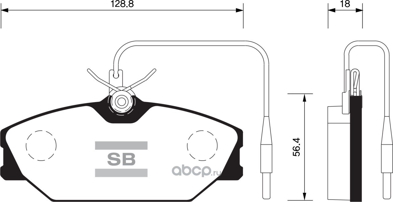 sp1483 SP1483SNS GDB1030=208 12 !колодки дисковые п. Renault R25 2.4-2.8/Laguna 1.8/2.0/2.2D 84-98 — фото 255x150