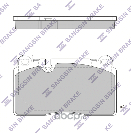sp1960 SP1960 колодки дисковые передние! Audi Q5 2.0TFSI/3.0TFSI/2.0TDI/3.0TDI 08> — фото 255x150