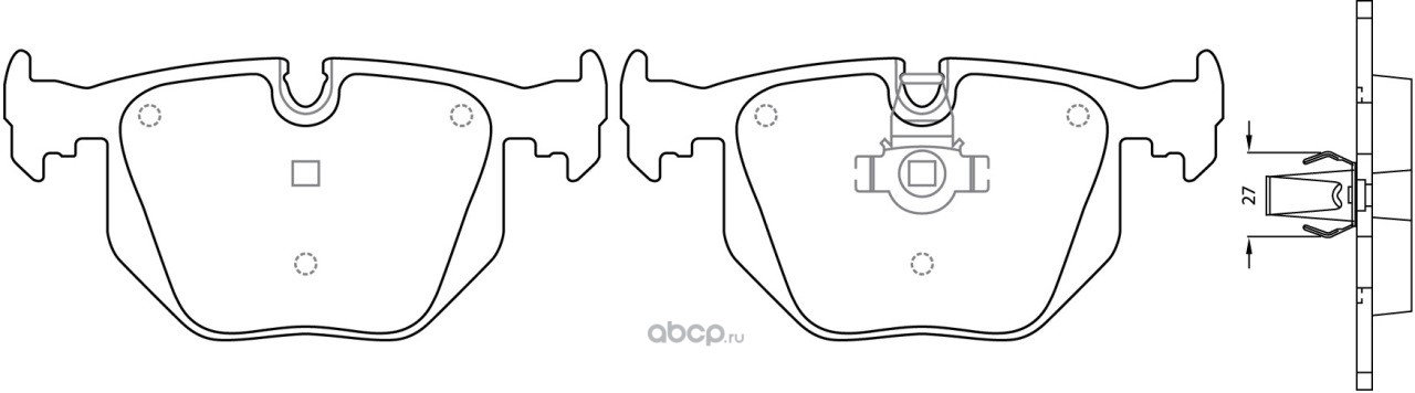 bp32225 Колодки зад. ALPINA ROADSTER V8 (E52) 02-03 — фото 255x150