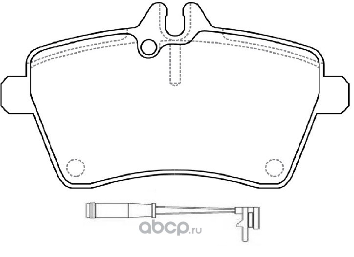 bp31489w Колодки тормозные дисковые к-т MERCEDES-BENZ A150 ...A200  09.04~06.12  MERCEDES-BENZ B150...B180 04 — фото 255x150