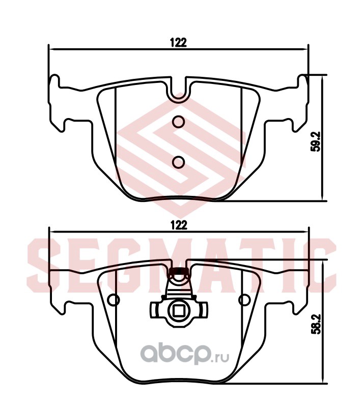 sgbp2798 Колодка торм диск зад BMW X6 3.0 2009 - 2014  BMW X5 3.0 2008 - 2013  BMW X5 3.0 2010 - 2013, X5 (E70), X6 (E71, E72) — фото 255x150