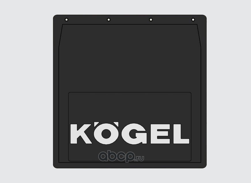 82621 Комплект брызговиков для прицепов KOGEL резина+пластик (40х40) — фото 255x150