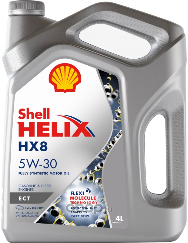 550048035 Масло моторное 5W30 синт. Helix HX8 ECT C3 SN (4л) (SHELL) — фото 255x150