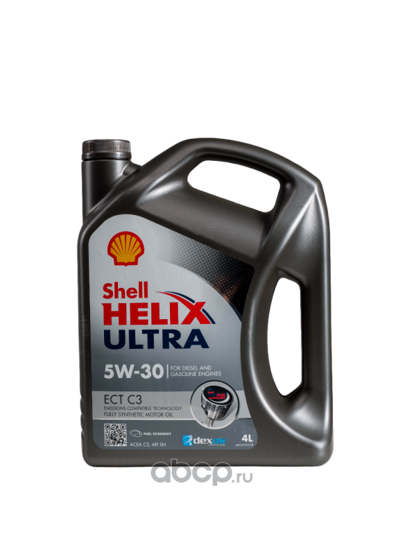 550050441 Масло Shell 5/30 Helix Ultra ECT C3 4 л — фото 255x150
