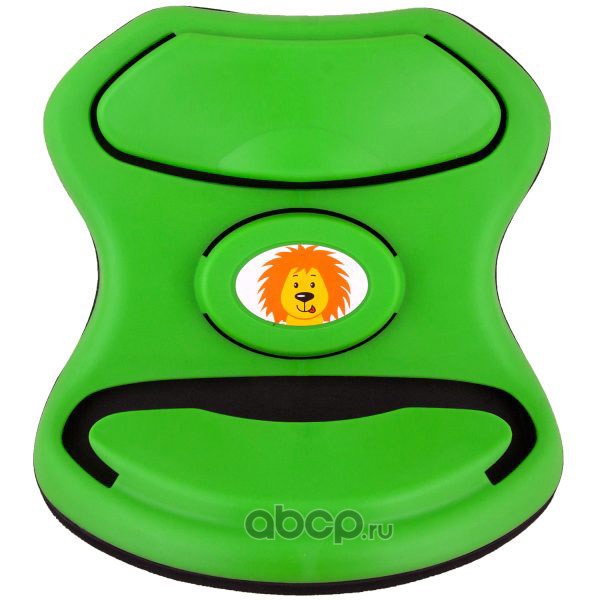 s04004002 Адаптер ремня безопасности детский пластик зеленый с львенком; SKYWAY — фото 255x150