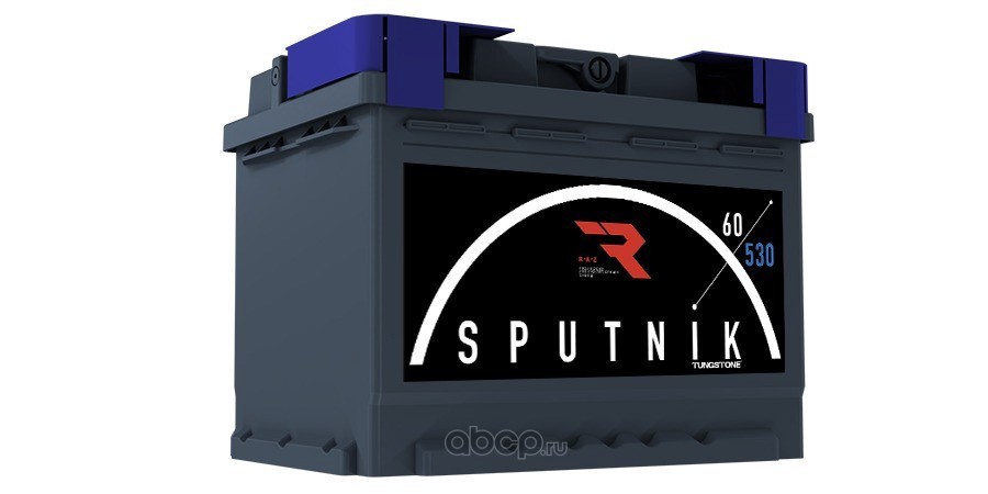 spu6010 Аккумулятор Sputnik 60 Ah, 530 A, 242x175x190 прям — фото 255x150