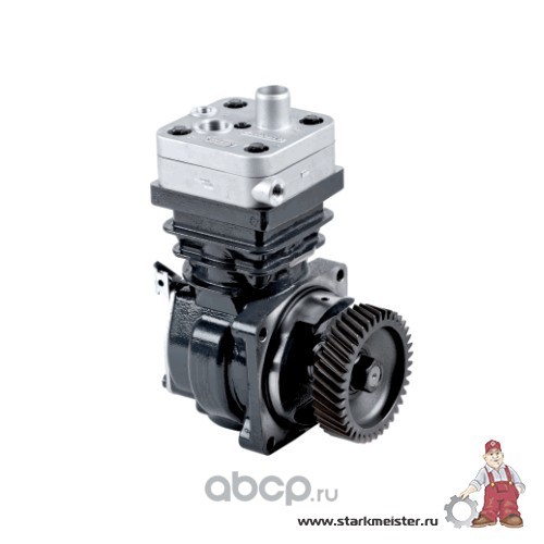 s104563 Компрессор воздушный одноцилиндровый  Wabco 411 151 009 0  MB Axor Atego Eng OM904 LA OM906 LA HLA — фото 255x150