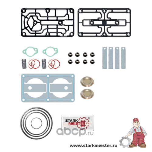 s141646 Ремонтный комплект компрессора  Knorr Bremse  K018809  For LK4949 LK4951 LK4956 LK4961 LK4970 — фото 255x150