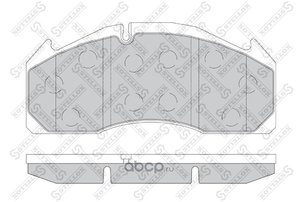 8501423sx 85-01423-SX колодки дисковые !29125.увеличенный ресурс.со скобами, 249.5x111.7x29Volvo FL/FH/FM — фото 255x150