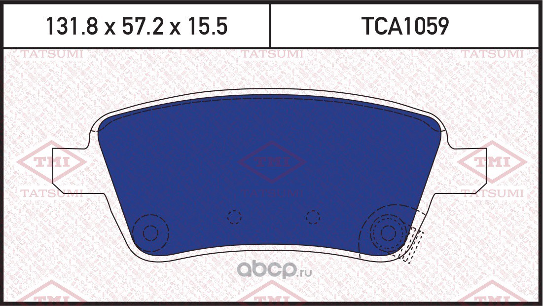 tca1059 Колодки передние TATSUMI TCA1059 — фото 255x150