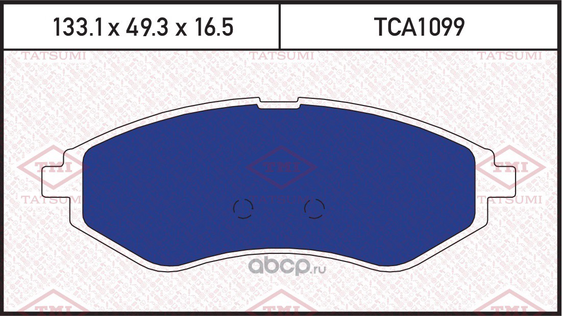 tca1099 Колодки тормозные CHEVROLET AVEO/COBALT 03- перед — фото 255x150