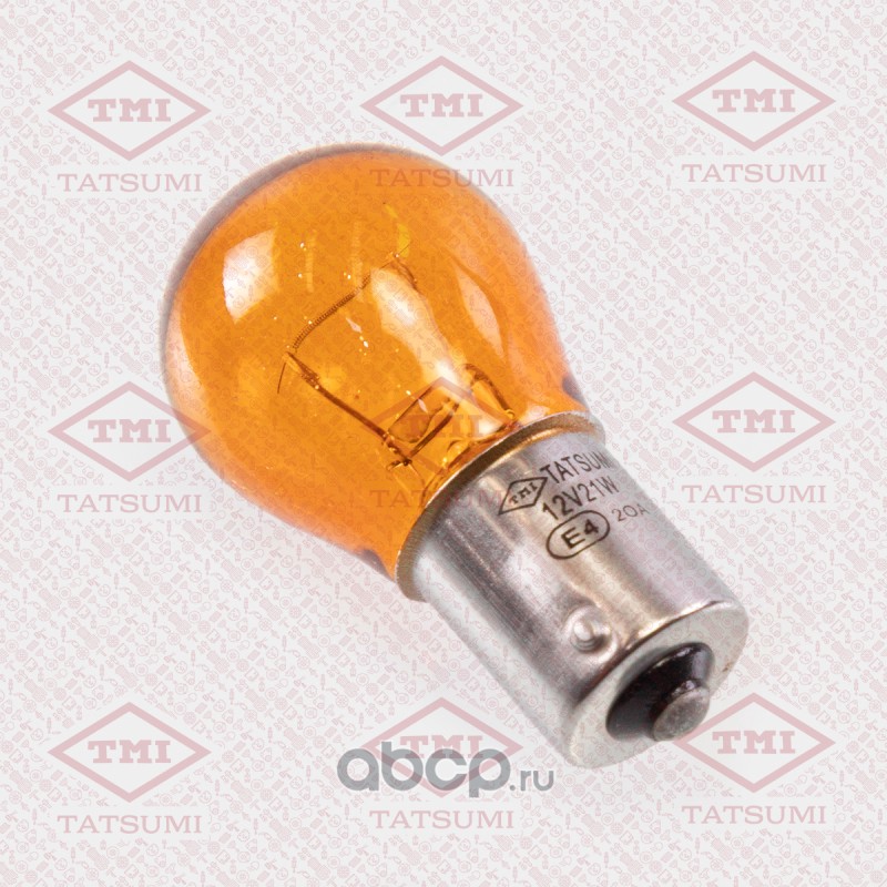 tfp1009 Лампа накаливания 12V PY21W 21W BAU15s TATSUMI Original 1 шт. пакет TFP1009 — фото 255x150