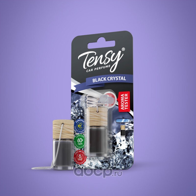 tb57 Ароматизатор Tensy подвесной жидкость бутылочка блистер Черный лед — фото 255x150