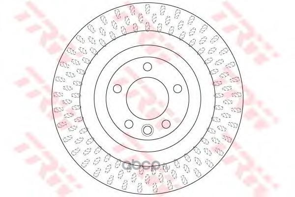 df6505s Диск тормозной задний LAND ROVER RR IV/RR Sport II 2012-> /Vent D=365mm TRW DF6505S — фото 255x150