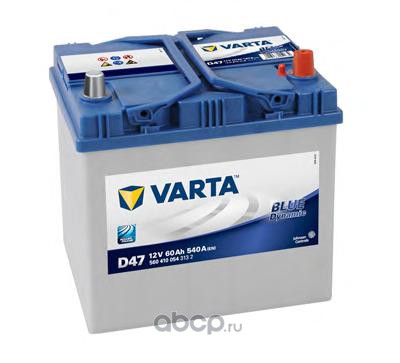 5604100543132 Аккумулятор VARTA Blue Dynamic  60Ah/540 прав.+ Asia /232x172x225 — фото 255x150