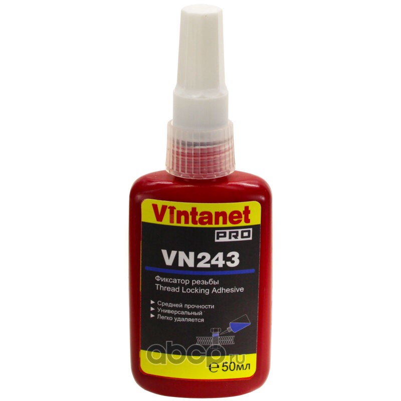 vn24350 Фиксатор резьбы средней прочности VN243 50мл (ID LK24350ML) — фото 255x150