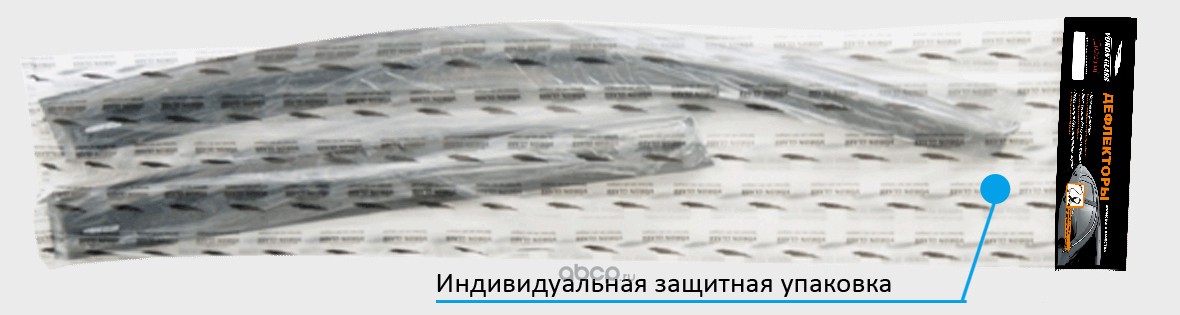 def00906 Дефлектор накладной (к-т 4шт) Hyundai Creta 2016-н.в. серия SAMURAI VORON GLASS DEF00906 — фото 255x150