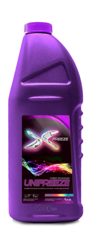 430210019 Антифриз готовый гибридный Unifreeze фиолетовый 1л — фото 255x150